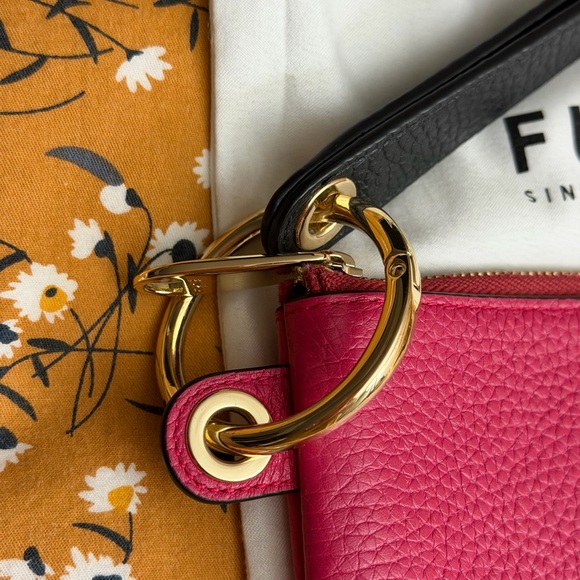 Furla Fuchsia Leather Wristlet - Picture 9 of 11